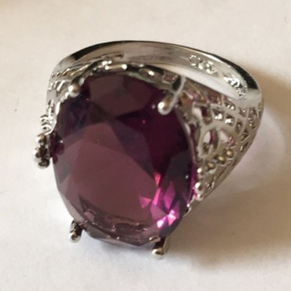 HOST PICK! Art Deco amethyst 925 ring (HOST PICK) - Picture 2 of 4